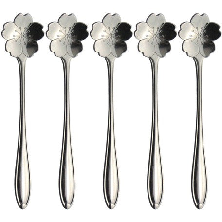 NAGAO coffee spoon 5pcs gift set Cherry blossom